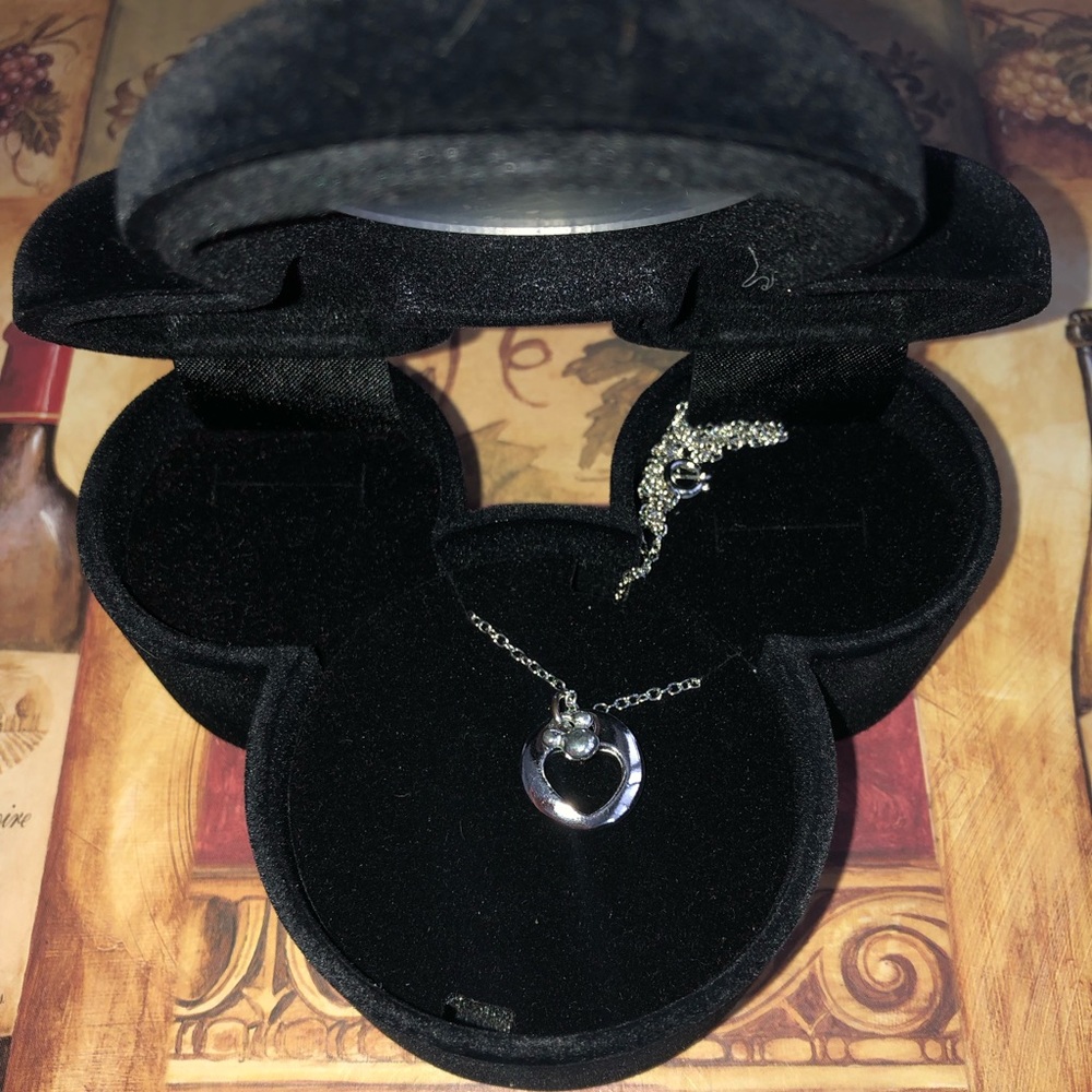 Disney Silver Heart Necklace